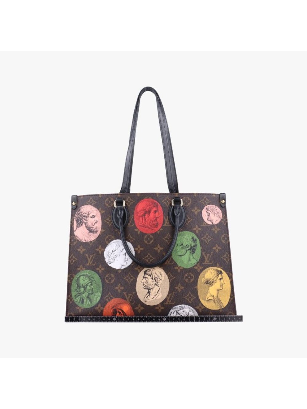 ★SOLD★ Louis Vuitton Fornasetti Collaboration On The Go MM Monogram Brown - Picture 2 of 15